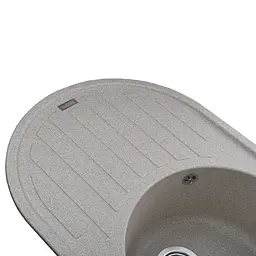 Гранітна мийка Globus Lux Ohara мигдаль 770х500мм-А0008 - мініатюра 3