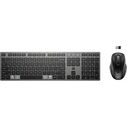 Комплект (Клавіатура та Миша) HP 720 Multi-Device Rechargeable BT EN/UK Black