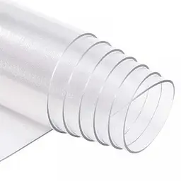 Силіконова скатертину М'яке скло Soft Glass Покриття для меблів 1.0х1.4м (товщина 0.4 мм) Прозора
