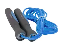 Скакалка PowerPlay 4204 Classic Jump Rope Блакитна 2,7 м (PP_4204_Blue) - мініатюра 3