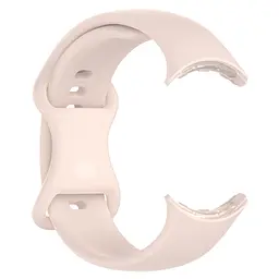 Силіконовий ремінець на смарт годинник Google Pixel Watch 3 45mm/4 45mm, Silicone, pink sand, зі зручною застібкою, на фітнес браслет, ArmorStandart (ARM84023) - мініатюра 4