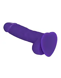 Реалістичний фалоімітатор Strap-On-Me Soft Realistic Dildo Violet XL, 19.8х4.3 см (фіолетовий) - мініатюра 3