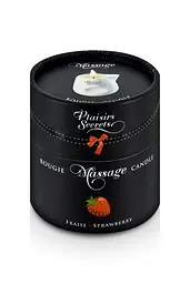 Масажна свічка Plaisirs Secrets Strawberry з ароматом полуниці в подарунковій упаковці, 80 мл - мініатюра 3