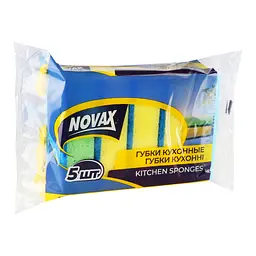 Губки кухонні Novax, 5 шт. - мініатюра 4
