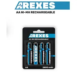 Акумулятор пальчиковий 1 штука АА Arexes 2800mAh 1.2v NI-MH
