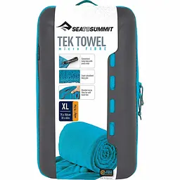 Рушник Sea To Summit Tek Towel XL Сірий-Зелений - мініатюра 2