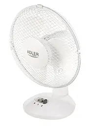 Настільний вентилятор Adler AD 7302, 23 см, 45 Вт, поворотний, 2 швидкості, регулювання нахилу, компактний вентилятор для дому та - мініатюра 5