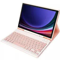Чохол-книжка BeCover з бездротовою клавіатурою для Samsung Galaxy Tab A9 SM-X115 8.7" Pink (712359) - мініатюра 2