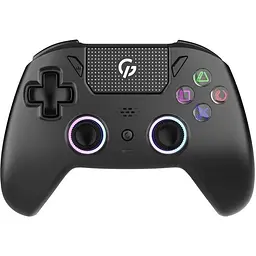 Геймпад GamePro GPS13B BT 5.3/USB/PC/iOS/Android/PS3/PS4 RGB Black (GPS13B)