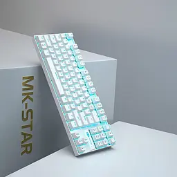 Клавіатура MageGee MK-Star Blue Switch White (6971969720268-UA) - мініатюра 3
