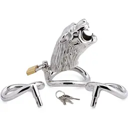 Клітка для члена Master Series Tiger King Cock Cage With Lock - мініатюра 2