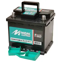 Акумулятор 6СТ-55 MIDAC HERMETICUM, 12V 55Ah (-/+) Євро, EN500А - мініатюра 3