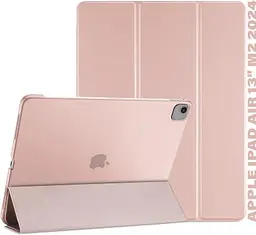 Чохол до планшета BeCover Tri Fold Hard Apple iPad Air 13" M2/M3 (2024/2025) Pink (711724)