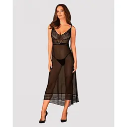 Сорочка еротична Obsessive Estiqua chemise, M/L