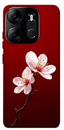 Чохол Demsky Sakura red для Tecno Spark Go 2023
