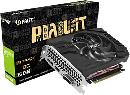 Відеокарта GeForce GTX 1660 Super 6GB Palit StormX OC (NE6166SS18J9-161F) Б/В