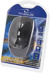Миша Esperanza Titanum TM105K Snapper Wireless black