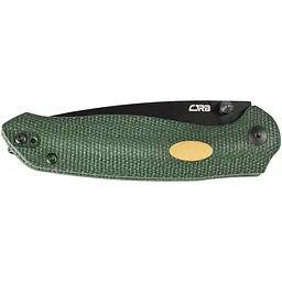 Ніж CJRB Aes Чорний Blade, AR-RPM9, Micarta зелений - мініатюра 3
