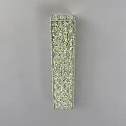 Стильний настінний LED світильник для кухні та вітальні Linisoln 595-520 CH хром скло 52 см 55W 3 режими - мініатюра 2