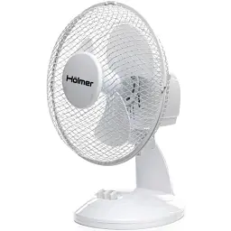 Вентилятор настільний Holmer HFS-1209-1W, White, 35 Вт, 2 швидкості, автоповорот, 3 лопаті по 23 см - мініатюра 3