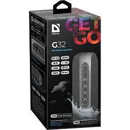 Акустична система 1.0 Defender G32 20W,BT/FM/USB/TF/AUX/TWS/IP56 - мініатюра 6