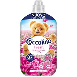 Кондиціонер для білизни Coccolino Fresh Відчуття шовку 1827 мл 87 циклів прання