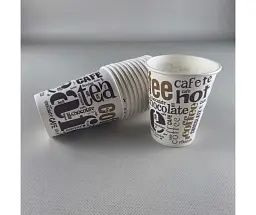 Стаканчики для кави 250 мл COFFEE LATE h9 50 шт