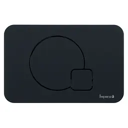 Кнопка змиву Imprese i7115PB чорний матовий soft-touch
