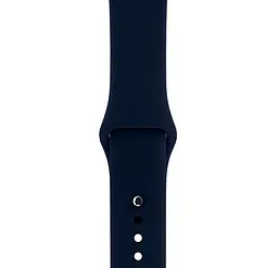 Силіконовий ремінець Watchbands для Apple Watch 42mm Розмір ML темно-синій (WB101NAVYBLUE) - мініатюра 2