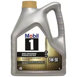Моторна олива Mobil 1 Peak Life 5W-50, 4 л