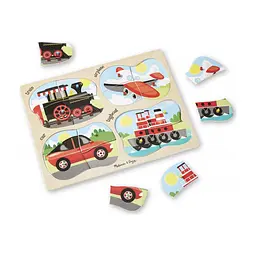 Пазл Melissa&Doug 4 в 1 Транспорт (MD9865) - мініатюра 2