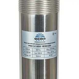 Насос заглибний свердловинний відцентровий Vitals Aqua PRO 3-14SD 1838-0.6r стійкий до піску (150673) - мініатюра 4