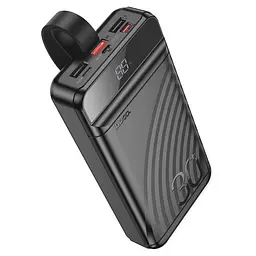 Портативний ЗП Power Bank Hoco J123B Element 22.5W+PD20W 30000 mAh Black - мініатюра 4