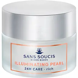 Подтягивающий крем для лица Sans Soucis Illuminating Pearl 24h Care Rich для сухой кожи 50 мл