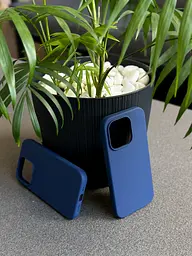 Чохол MAKE Apple iPhone 15 Pro Silicone Navy Blue - мініатюра 3