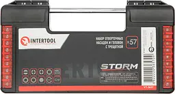 Набір торцевих головок із тріскачкою Intertool VT-3657 57шт [98831] - мініатюра 6