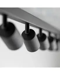 Світильник поворотний, спот TK Lighting 6179 Top GU10 8x10W IP20 Bk - мініатюра 2