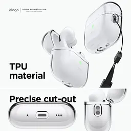 Чохол Elago Liquid Hybrid Hang Case White для AirPods Pro 2nd Gen білий (EAPP2RH-HANG-WH) - мініатюра 5