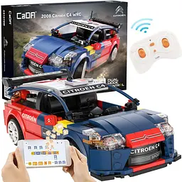 Конструктор дитячий на радіокеруванні CADA 2008 Citroen C4 WRC  гонка 329 деталей  - мініатюра 2