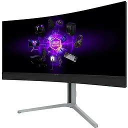 Монітор Lorgar 34MP1 UWQHD (LRG-34MP1W180C-GY) - мініатюра 2