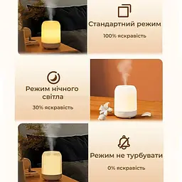Аромадифузор Supretto ультразвуковий зволожувач повітря з підсвічуванням - мініатюра 4