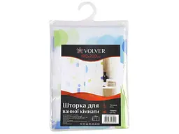Штора для ванної VOLVER 180x200см Opdal (комплект) ПЕВА арт.51414