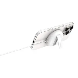 Зарядний бездротовий пристрій Belkin UltraCharge Magnetic Kickstand 15Вт, білий - мініатюра 6