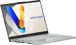 Ноутбук ASUS Vivobook Pro 15 N6506MV-MA022 15.6' 3K OLED, Intel Ultra 7 155H, 16GB, F1TB, NVD4060-8, NoOS, Сріблястий (90NB12Y2-M000Z0) - мініатюра 2
