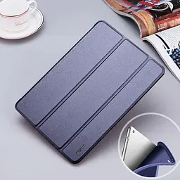 Чохол-книжка BeCover Tri Fold Soft TPU Silicone для Apple iPad 10.2 2019/2020/2021 Deep Blue (706882) - мініатюра 2