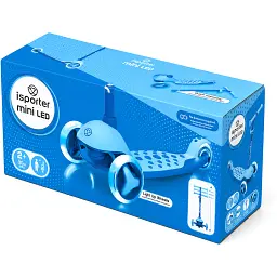 Самокат iSporter mini LED синій (M3Z_Blue) - мініатюра 12