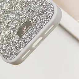 Чохол TPU Bling World Rock Diamond для Apple iPhone 14 Pro 6.1 Срібний - мініатюра 6