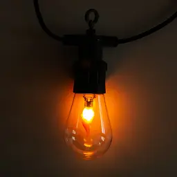 Ретро-гірлянда вулична 10 LED довжина 5 метрів, імітація вогню GarlandoPro S141 - мініатюра 8