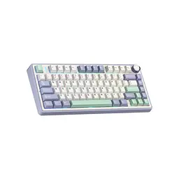 Клавіатура Aula F75 Gasket Greywood V3 switch Hot-Swap PBT Wireless/Bluetooth/USB White (6948391208640) - мініатюра 3