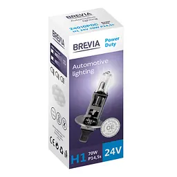 Галогенова лампа Brevia H1 24V 70W P14.5s Power Duty CP(24010PDC)
